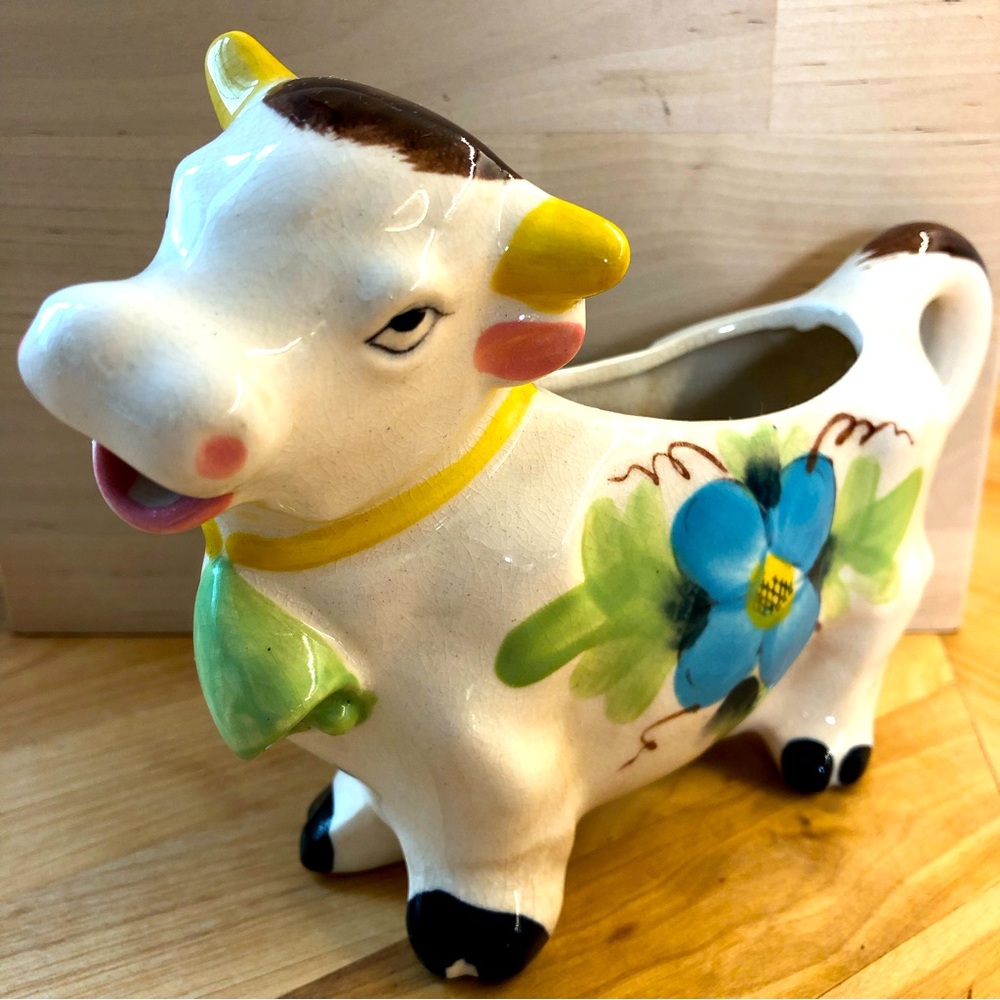 Vintage Cow Creamer | Mouth Pour Creamer